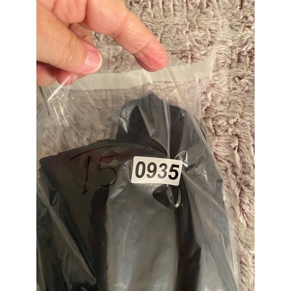 Asymmetrical Black Tunic Dress By Chicos Size 3 Whimsy Goth, Flowing‎ - Picture 12 of 13